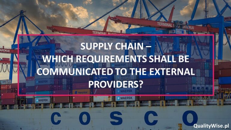 Łańcuch dostaw – jakie wymagania należy przekazać dostawcom zewnętrznym?