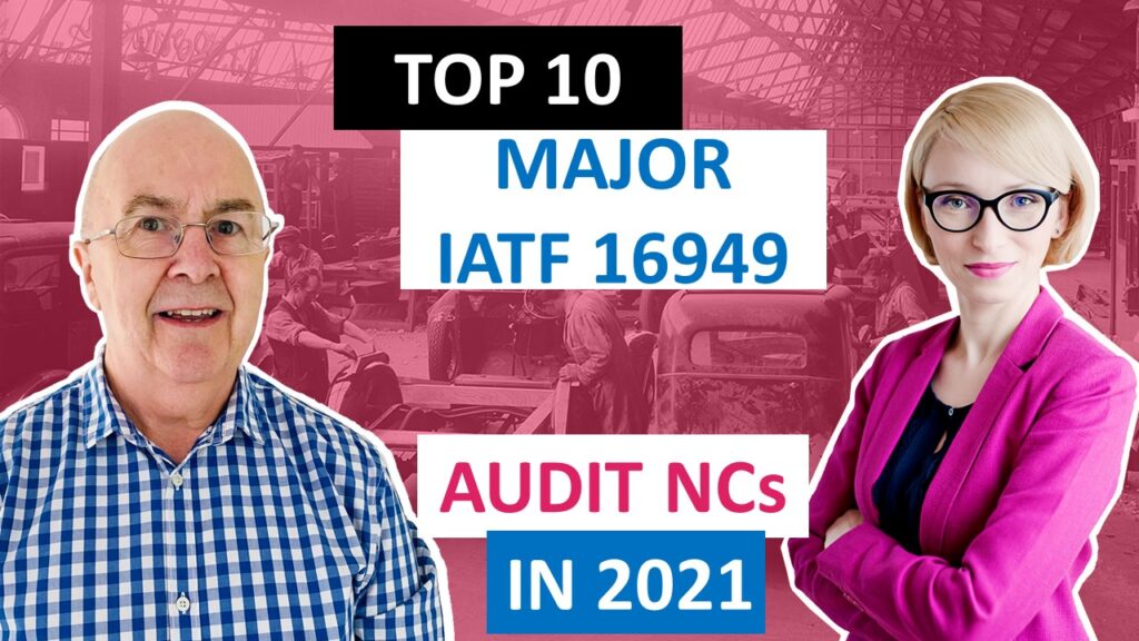 Top 10 major NC in IATF audit in 2021