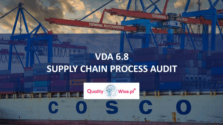 VDA 6.8 – Supply Chain Process Audit, Qualitywise.pl
