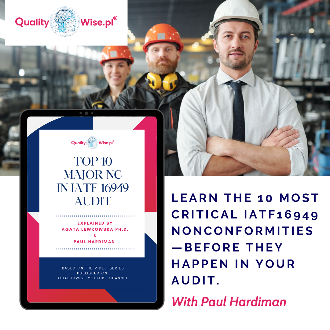 Ebook, top 10 iatf nonconformities, Qualitywise.pl