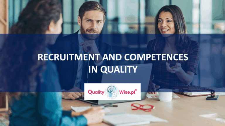 recruitment for the quality department, Qualitywise.pl