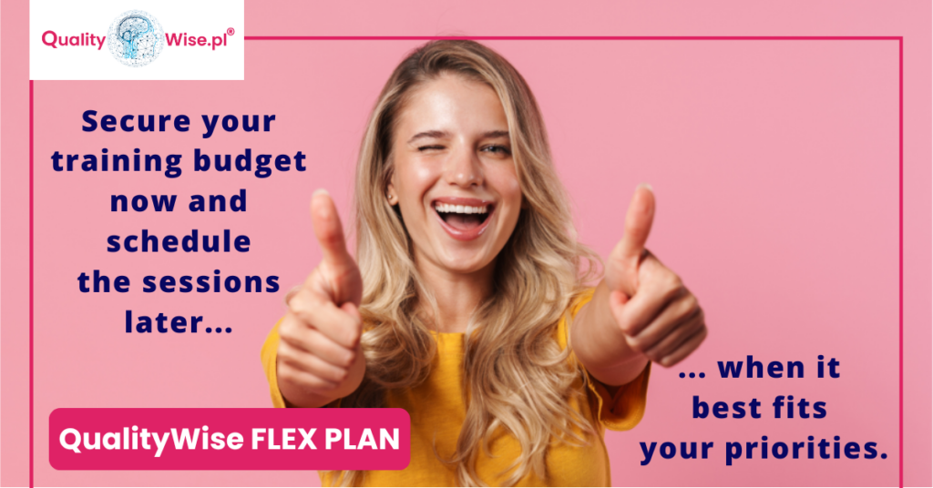 Training budget, qualitywise.pl FLEX PLAN