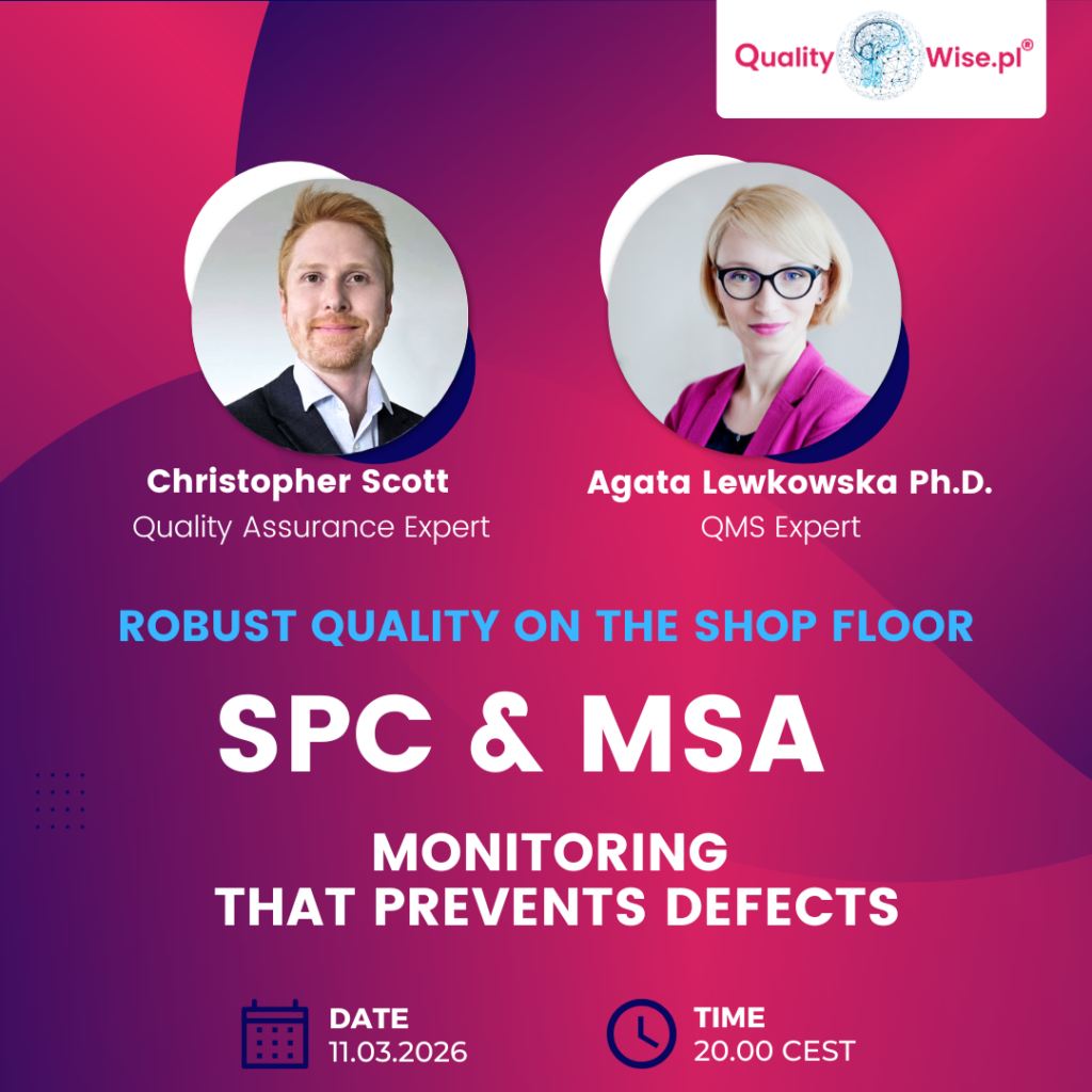 Webinars robust quality