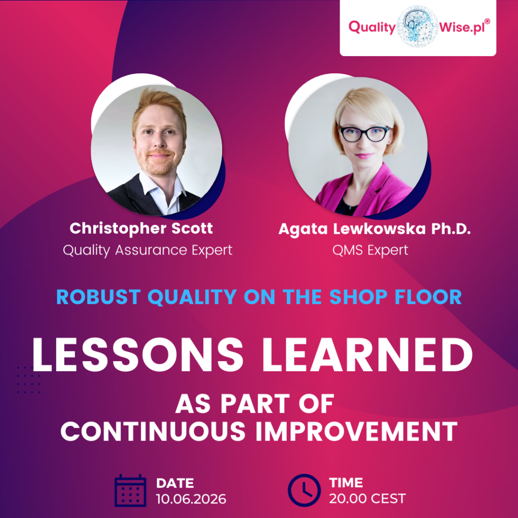 Webinars robust quality