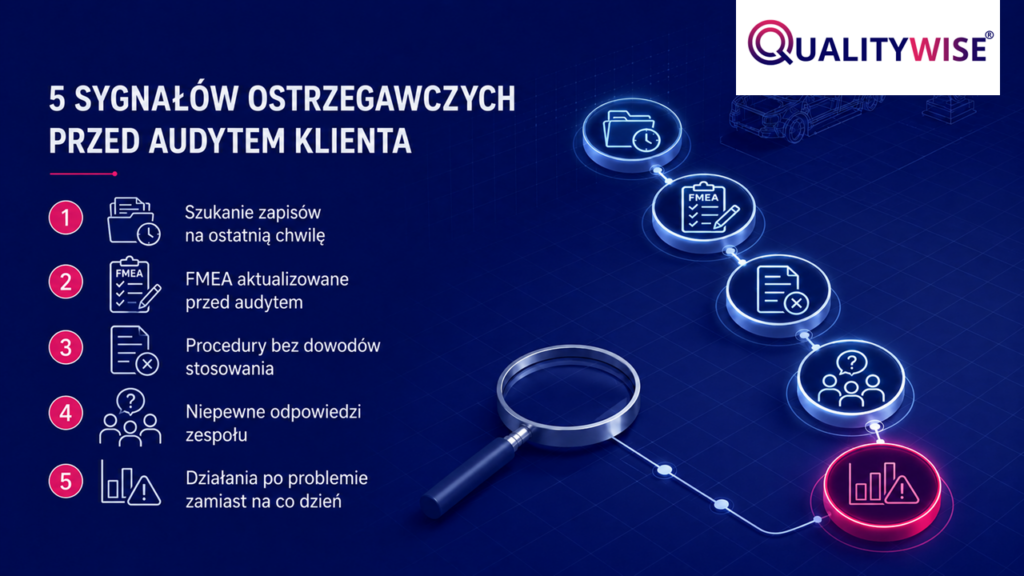 Gotowość na audyt. 5 sygnałów ostrzegawczych przed audytem, Qualitywise.pl