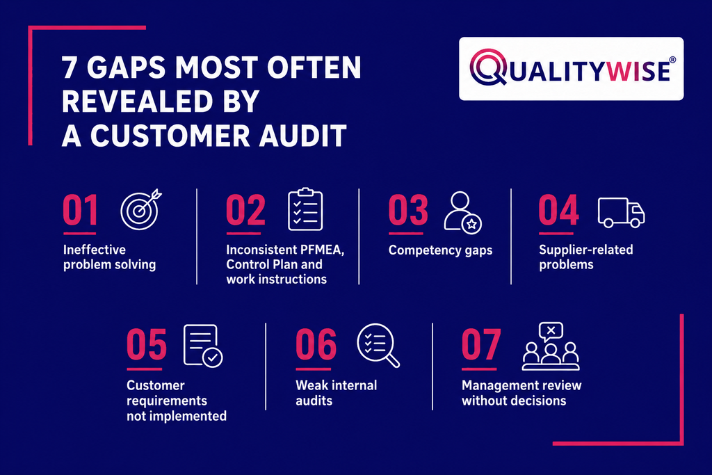 Customer Audit: 7 Gaps Beyond the Quality Department, Qualitywise.pl