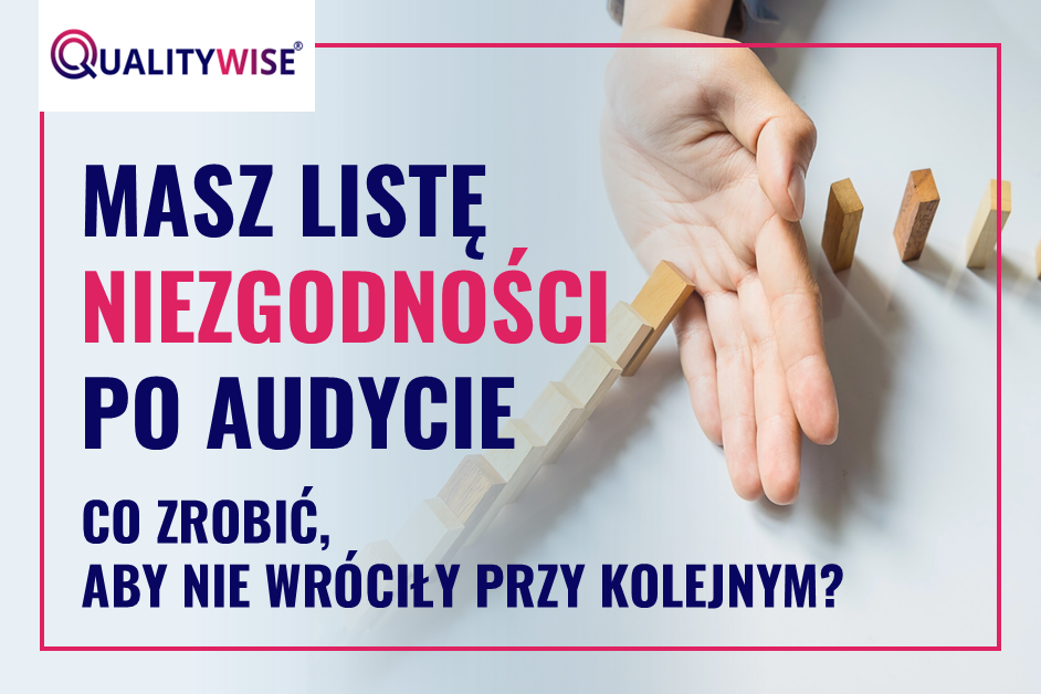 Działania po audycie: jak zapobiec powrotowi niezgodności, Qualitywise.pl